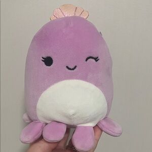 RARE Violet the Purple Winking Octopus with crown